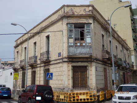 Edificio histórico, calle Aizpuru
